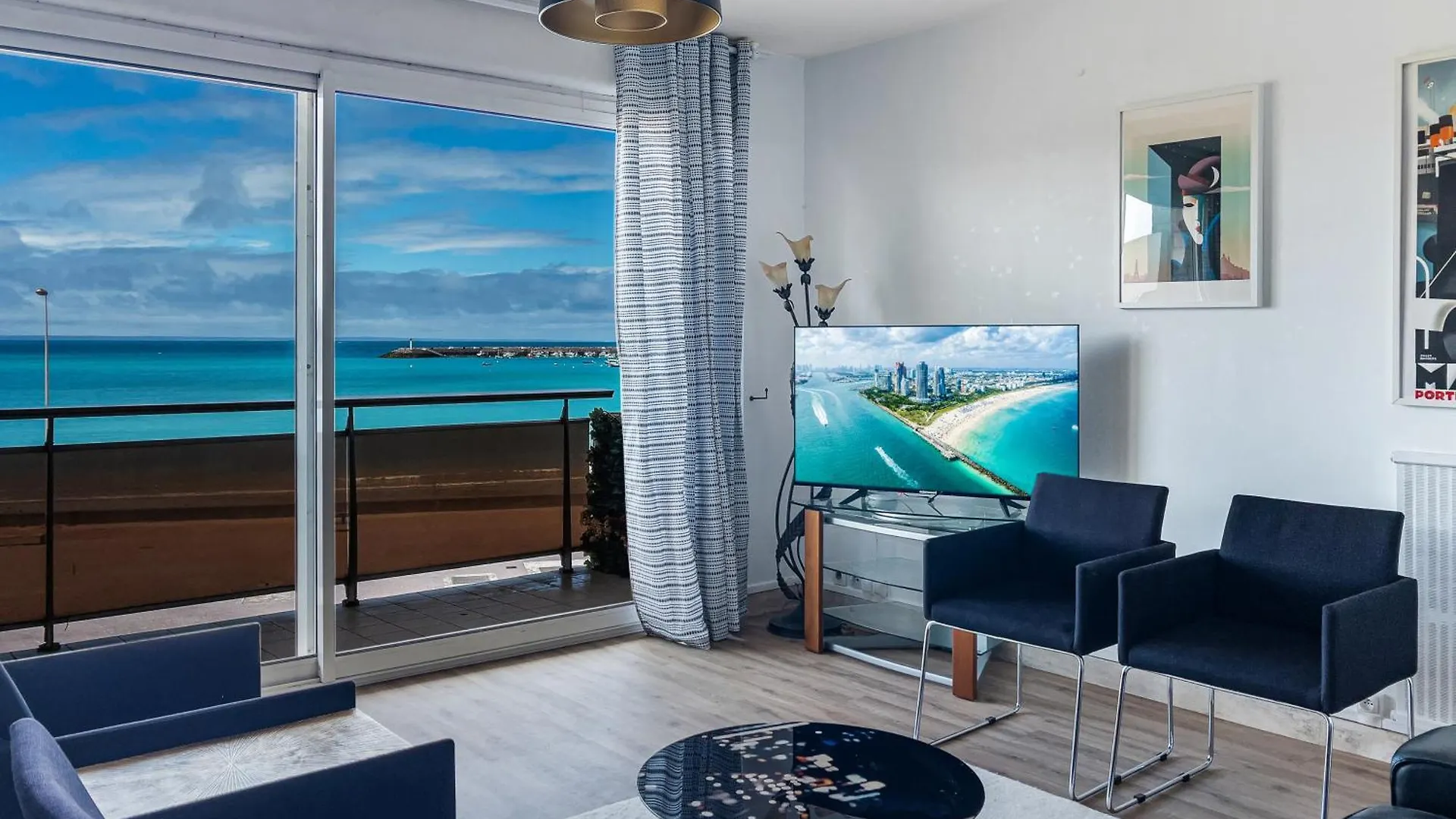 Bel Appartement Face A La Plage Erquy Fransa